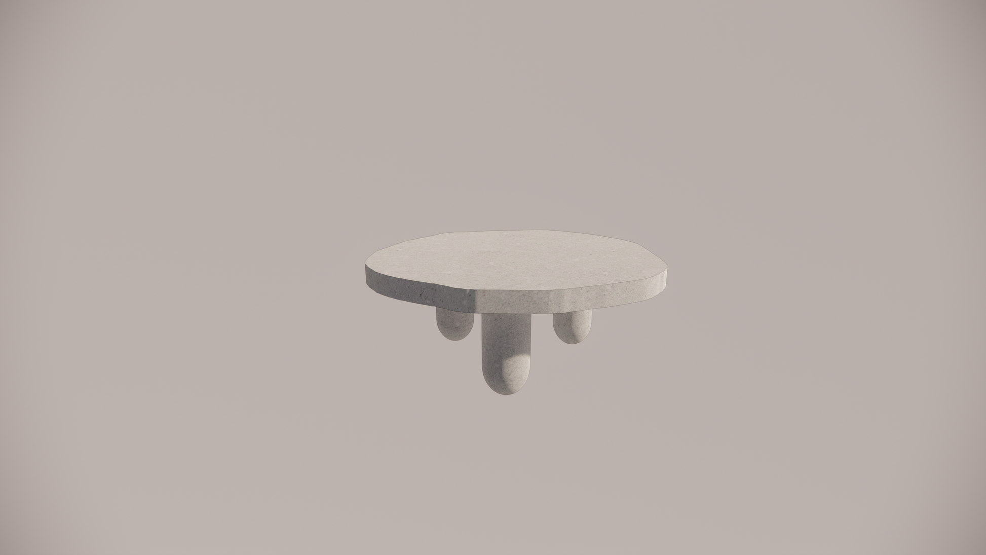 Natural Stone Limestone Olive Textured Finish Organic Coffee Table Front 