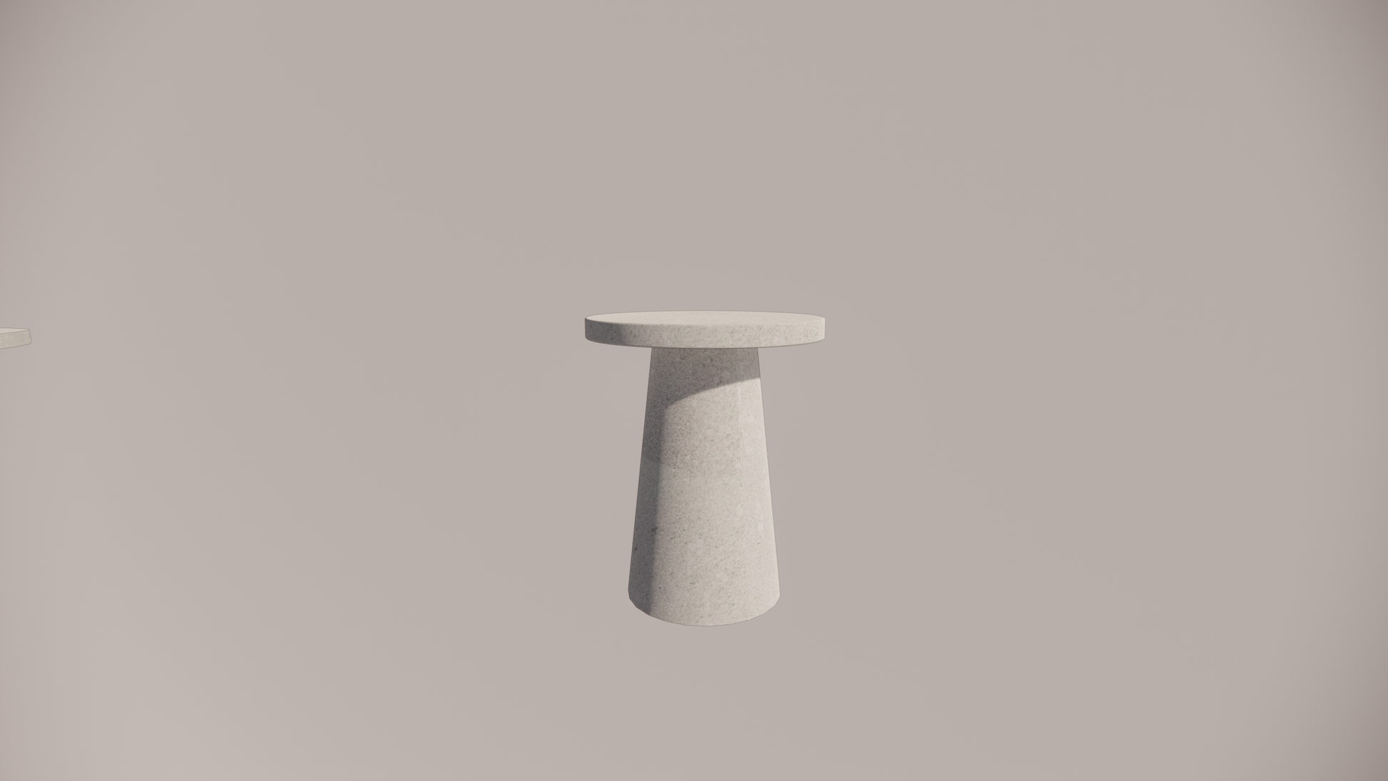 Limestone Natural Stone Olive Textured Finish Side Table Front