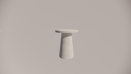 Limestone Natural Stone Olive Textured Finish Side Table Front