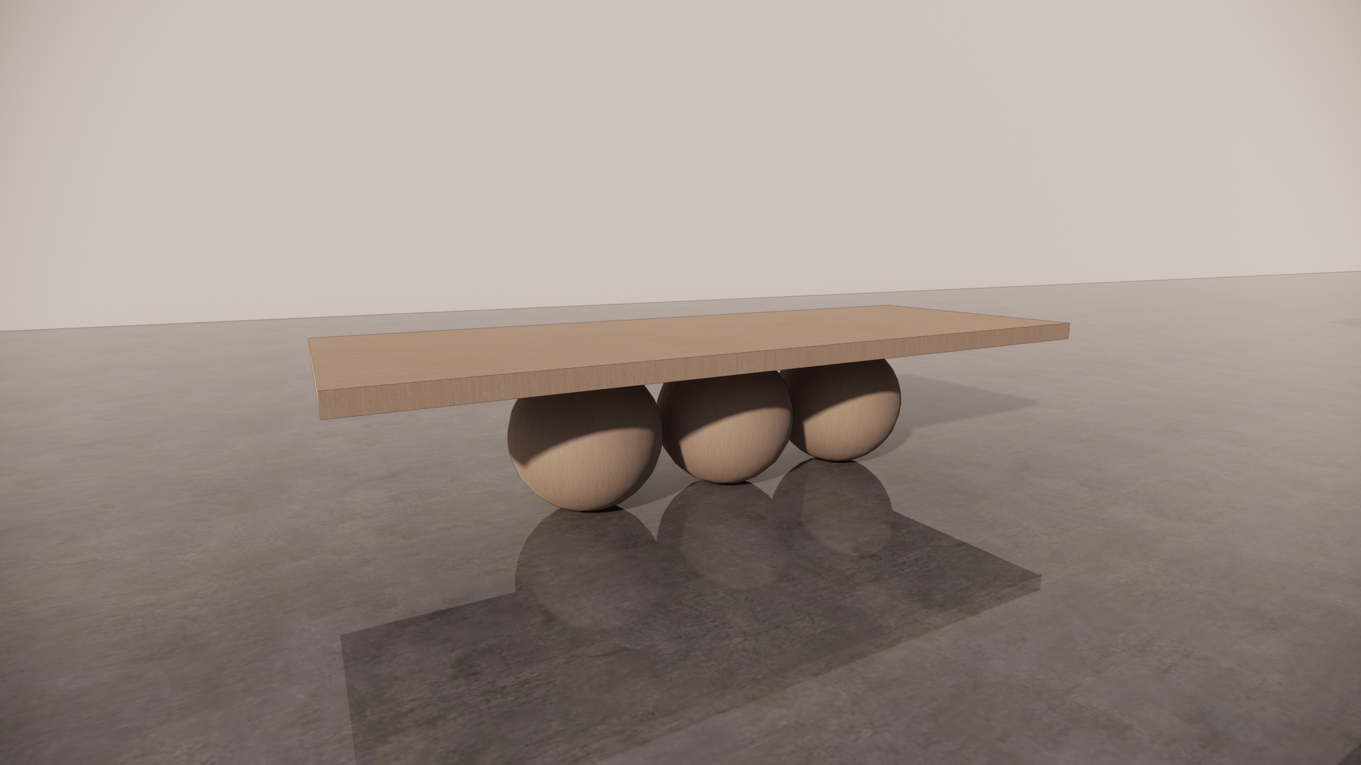 Natural Victorian Ash Light Wood Matte Dining Table Side 